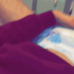 diapertwink95:  Hehe my first gif and I’m modeling a Tykables! These diapers fit me super well! More pics to come. I was also pretty soaked! 🙈💦💦🌞  Ask me questions and chat me up! I have time before I have to head back up to college!  Also
