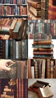 elvencantation:   book aesthetic: old books (x) 