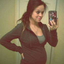 jennyispreggo:  Me at five months #pregnant #preggo #baby bump #pregnancy   Follow Jennyispreggo: http://jennyispreggo.tumblr.com/