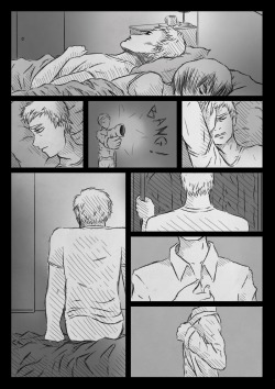 mollyisstrange:  The things we never say…- part 1 So here it is, the first half of the johnlock comic I’ve been working on for way to long and honestly should look a lot better for the time it took plus john and sherlock look weird but never mind