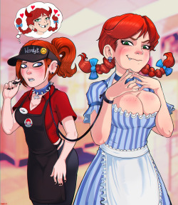 siicatandkat: therealshadman:   Does Wendys treat their employees well? [My Twitter] [My Youtube]   Hey 2K!  More of yo girl!  @2keternal7 