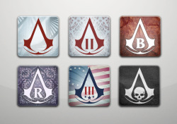 insanelygaming:  Assassins Creed Icons Created by Puscifer91