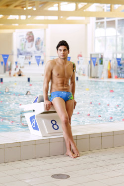 365daysofsexy:  Another hot Olympic swimmer! RAMI ANIS from the Refugee Olympic Team 