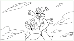 stevencrewniverse:  Just a few hours until a brand new episode of STEVEN UNIVERSE!&ldquo;On The Run&rdquo; written and storyboarded by Joe Johnston and Jeff Liu airs TONIGHT, Thursday February 5 at 6:30 e.pAMETHYST FANS! DON’T MISS THIS ONE!