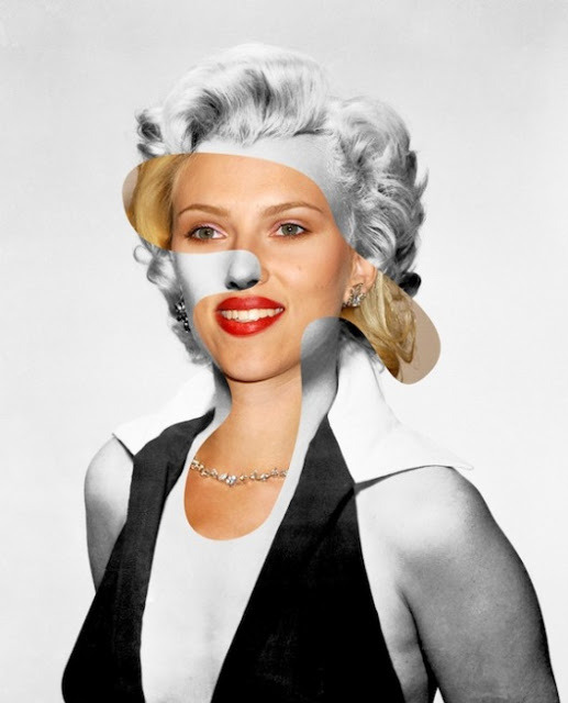 candypriceless:  Classic vs. Contemporary  ‘Iconatomy’, collages by George