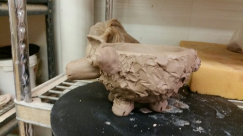 Porn I made a sheep icecream bowl for club mud!!!! photos