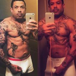 celebrityeggplant:  Smash Or Pass (Y'all remember his nudes or his sex tape where he was eating ass in the bath?) #Benzino #PrintPatrol #PrintWatcher