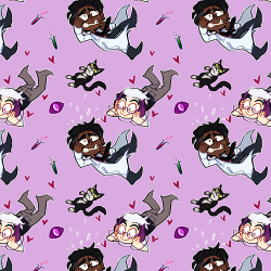 brocursion:  IT’S RAINING NIGHT VALE here’s my first piece of wtnv fanart!!! IT’S A SEAMLESS PATTERN YEAH!!!!!! ‘n i used littleulvar&rsquo;s designs for cecil and carlos heh  HI NEW WALLPAPER