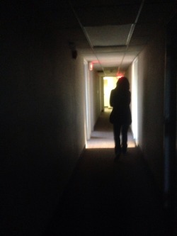 went on a spooky adventure in the closed down motel, it was fine during the evening but once it got dark it was impossible to see. darfin kept pushing me farther into the creepy pitch black hallways lol.