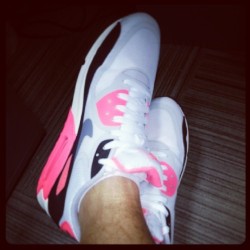 #solefie while in a QBR. #Nike #AirMax90