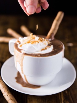 sweetoothgirl:  Super Creamy Vegan Hot Chocolate  