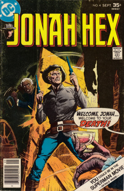 Jonah Hex No. 4 (DC Comics, 1977). Cover art by José Luis García-López.From Oxfam in Nottingham.