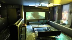 valanthos:  cyberpunk style interior by 100redeye 