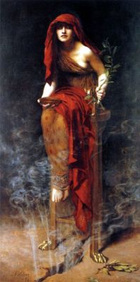 enchantedsleeper:  Priestess of Delphi (1891),