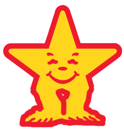 cmder: crossleft:  cmder:  thewickedavatar:  cmder: ever wonder what the hardee’s star would look like with feet? no? well here it is anyway this is good but it should have a fat ass because they sell the Thickburger there. it’s thematically fitting