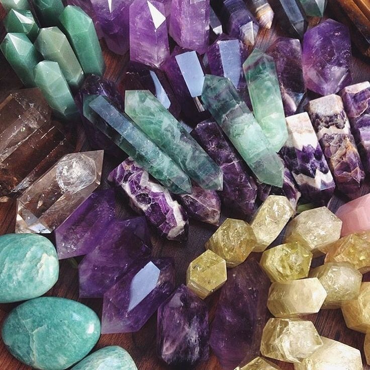 underthebogart:  Green   Purple   Succulent   Crystal   Witchy Moodboard requested
