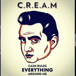 &ldquo;The beast in me is caged by frail and fragile bars.&rdquo; #johnnycash #maninblack #cream #wutang #cash