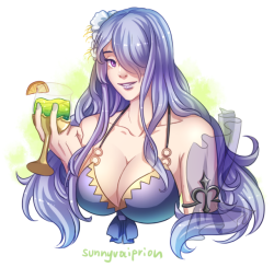 sunnyvaiprion:   Camilla, Tropical Beauty ~~  The only summer unit I pulled . v .  