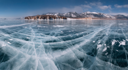 sagansense:   Baikal Lake Ice by Daniel Korzhonov