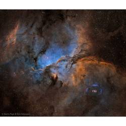 NGC 6188 and NGC 6164 #nasa #apod #ngc6188 #ngc6164 #nebulas #nebulae #nebula #gas #molecular  #clouds #dust #star #stars #stellarwinds #constellation #ara #interstellar #milkyway #space #science #astronomy