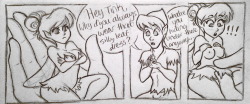 Peter Pan x TinkerBell for you little nubs that asked. Sorry for the bad quality, I never really planned to upload it. Art belongs to me Enjoy!