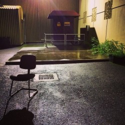lonelychairsatcern:  #lonelychairsatcern loneliest one at midnight outside #b3562 #scx5 #p5 #LHC #CMS #CERN