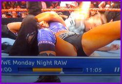 nude-celebz:  Maryse WWE lip slip ;>