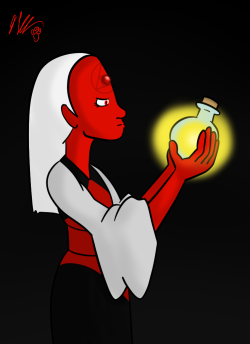A Dwarf in the Flask - The Creation of Nephrolith.Remember my OC’s the body gems? Who created them? Well, the answer is Philosopher’s Stone (Philis for short). Why did she create them? Find out on the next episode of Hiressnails Z.