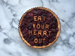 misswallflower:  “Eat Your Heart Out” is a series of words remembered from break-ups reimagined as something sweet. by Isabella Giancarlo 