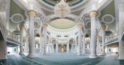 aqibrehman:  ianbrooks:  Khazret Sultan: The Largest Mosque in Kazakhstan photos by Dmitry Chistoprudov Located in the capital city of Astana, and opened to commemorate the 14th anniversary Astana’s switch to the country’s capital, the largest mosque
