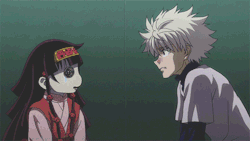 constellation246:I remember when I had first saw this scene, I immediately thought: Killua finally got a hug. He has needed that hug for the last FIFTY FREAKIN’ EPISODES. Then I noticed that this is probably the first time you ever see him be the one