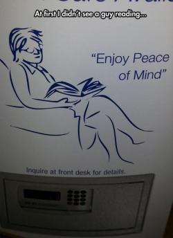 datcatwhatcameback:  glenn-griffon:  Dirty mind test. You’ll know if you see it.  All I can see is a person reading. I guess I’m not very dirty minded. :P  No matter what details I focus on, I can&rsquo;t see anything other than somebody reading a