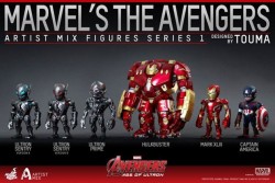 comicsalliance:  If you thought Hot Toys was only going to release sixth-scale faithful recreations of the Avengers roster as it exists in Avengers: Age of Ultron, you were wrong. The Japanese toymaker just announced a new line of designer figures, which
