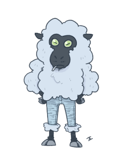 ice pants sheep, why so attitude
