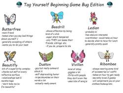 pokeastrology:  Let’s revive tag yourself memes