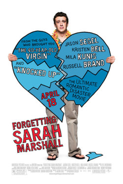 Movieoftheday: Forgetting Sarah Marshall, 2008. Starring Jason Segal, Kristen Bell,