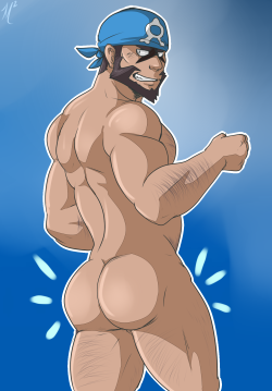 thewildwolfy:  Something I drew for a my friend who admins the Facebook page Archie the Bara Pirate for his one year page anniversary! This is the tumblr version. The version I drew for him is on my Facebook page. 
