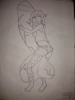 lightkiller100draws:  My friend Awesome-est had a great idea of a little futa hugging a humungous cock that’s bigger than her. I liked the idea, so I decided to draw it, using Ruby Rose from RWBY as the futa in subject. My thanks to Awesome-est for