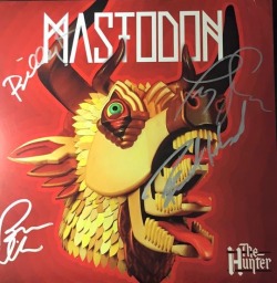Signed Mastodon hunter album cover