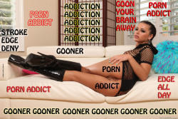 gooninathome:  New caption enjoy gooners@pornaddictedpiggy @pornpiggywhogoons @worship-porn-my-goddess @p0rnsavesall @pornownsme @porndumpbrain @itsdangeroustogoonalone @goon-my-brain-out @goonernaut @edgelife01 @edge2porn