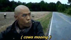 Banshee - S1E5 - Hishi funny cow scene 