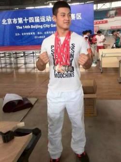 rebelziid:  Cute Chinese Athlete  [ Big fat stiff cock revealed ]