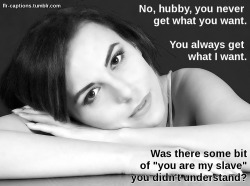 No, hubby, you never get what you want.Caption Credit: Uxorious HusbandImage Credit: https://pixabay.com/en/girl-beauty-portrait-woman-nude-2316972/