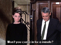 glitterswitch:  beautiful-audrey-blog: Charade (1963)  Scrolled through this tag for 30 minutes just for the last two gifs.   Hahaha very nicely done! 