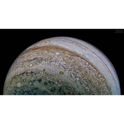 Complex Jupiter   Image Credit: NASA, Juno, SwRI, MSSS; Composition: David Marriott  Explanation: How complex is Jupiter? NASA&rsquo;s Juno mission to Jupiter is finding the Jovian giant to be more complicated than expected. Jupiter&rsquo;s magnetic field