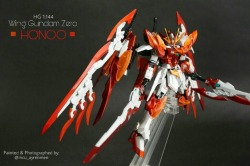 gunjap:  incu_ayrenmen’s HG 1/144 Wing Gundam Zero Honoo + Honoo Custom Kit REVIEWhttp://www.gunjap.net/site/?p=320400