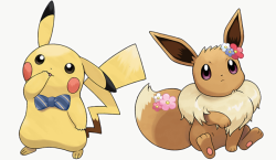 shelgon:Official artwork for Pikachu and Eevee customization in Pokémon Let’s GO Pikachu! and Let’s GO Eevee!  