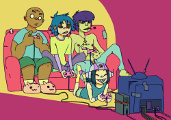 asukalanglei:gueSs who s back into their full blown gorillaz phase,