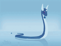 basil-malek:Dragonair Sway, My wave animation at Gobelins