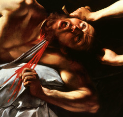 caravaggista:  Judith Slaying Holofernes: Caravaggio / Artemisia.